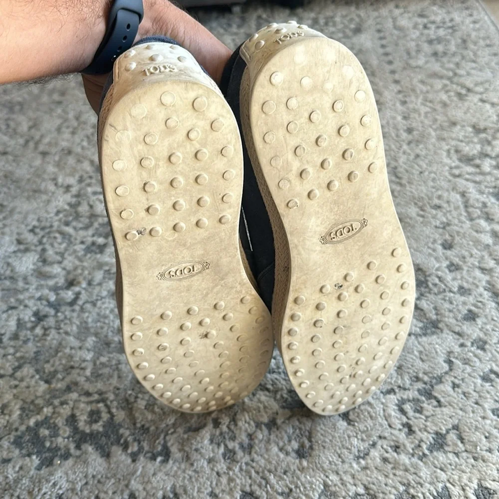 Tod’s - Navy - Suede Slip on - Sz 12 - Picture 5 of 6